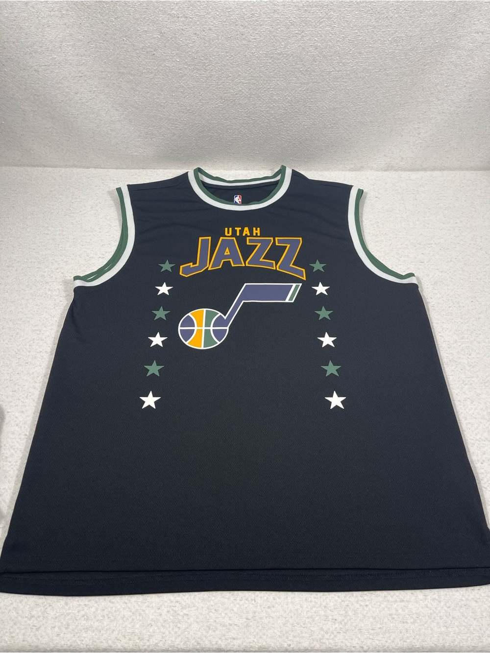 UNK Utah Jazz NBA Basketball Jersey XXL Blk/Yellow Officially Licensed. SKU#0496